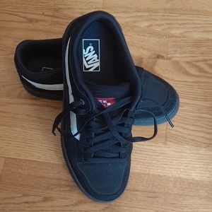 Vans. Black suede